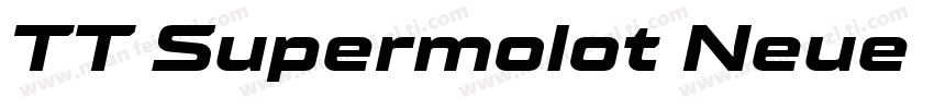 TT Supermolot Neue Trl Bd It字体转换